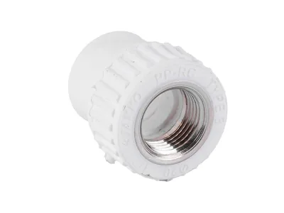 Адаптер ППР с внутренней резьбой 32x1/2", белый, Jakko